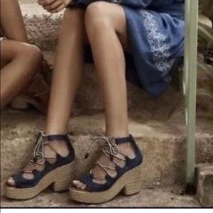Tory Burch Positano Platform Espadrilles